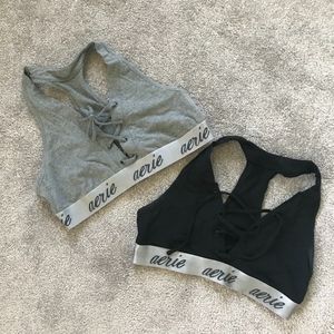 Aerie Lace Up Sports Bras